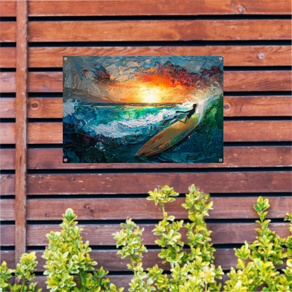 De Grote Golf van Kanagawa door Hokusai tuinposter