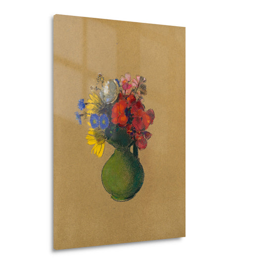 Geraniums en veldbloemen - Odilon Redon Acrylglas