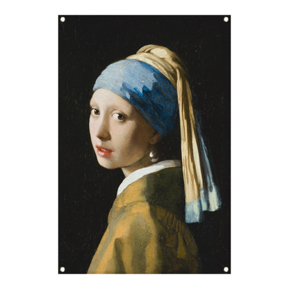 Meisje met de Parel - Johannes Vermeer tuinposter