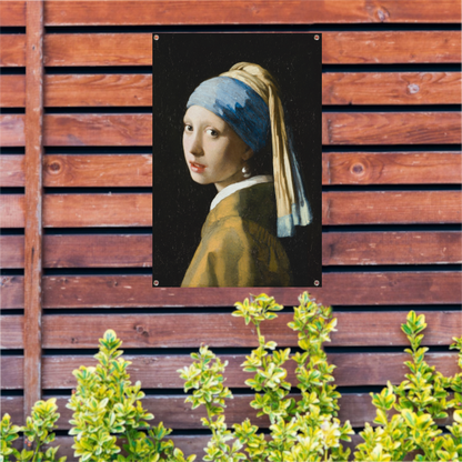 Meisje met de Parel - Johannes Vermeer tuinposter