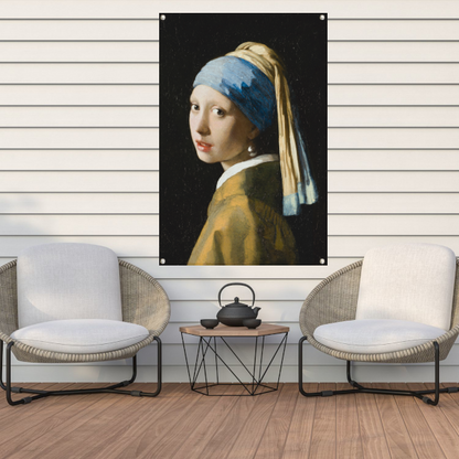 Meisje met de Parel - Johannes Vermeer tuinposter