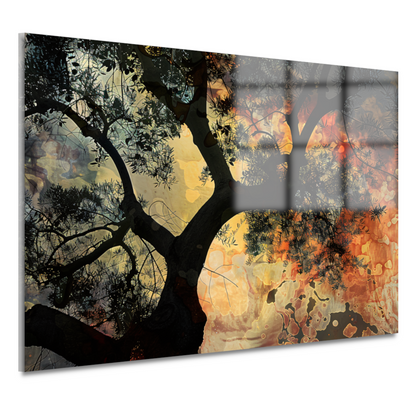 Kleurrijke boom van Van Gogh acrylglas