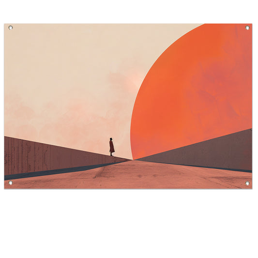 Provençaalse Zonsondergang tuinposter