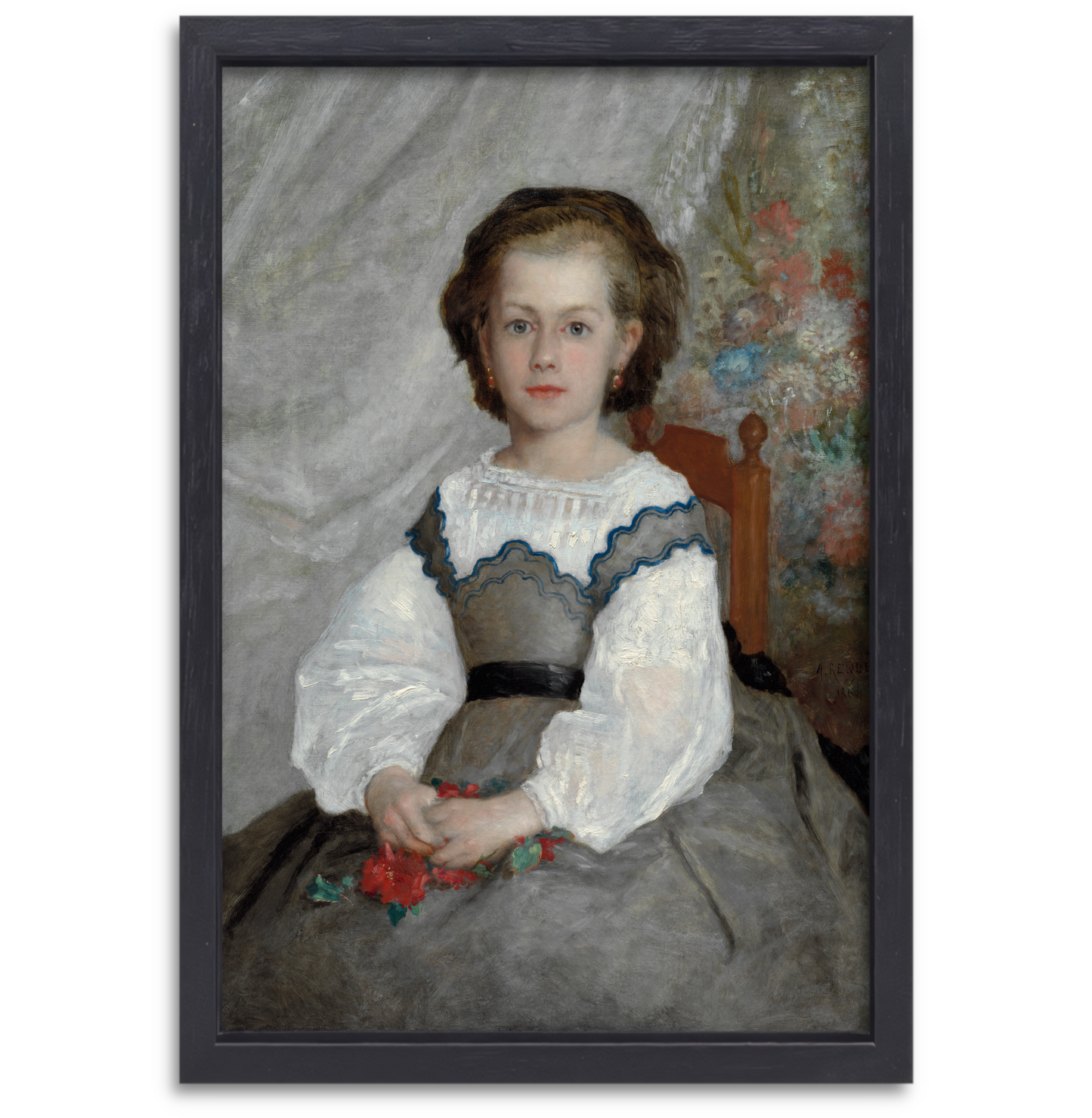 Romaine Lacaux - Pierre-Auguste Renoir canvas met baklijst