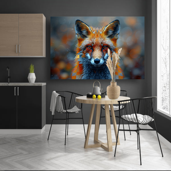 Vossenkop in Detail canvas