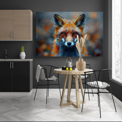 Vossenkop in Detail canvas