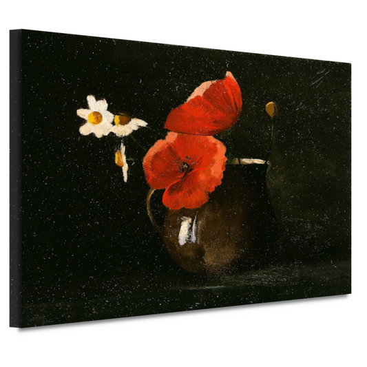 Bloemen in een vaas - Odilon Redon canvas