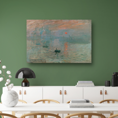 Impressie, zonsopkomst - Claude Monet canvas