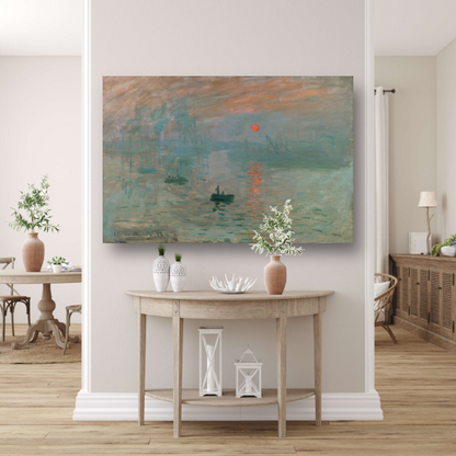 Impressie, zonsopkomst - Claude Monet canvas