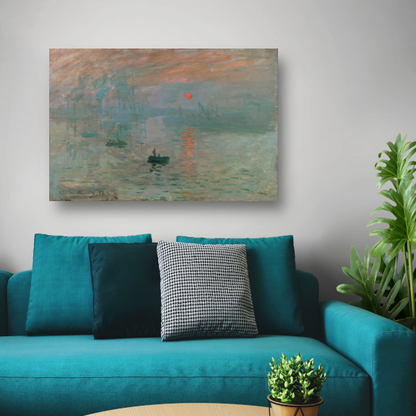 Impressie, zonsopkomst - Claude Monet canvas