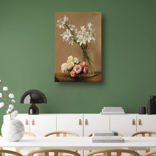 Rozen en lelies - Henri Fantin-Latour poster