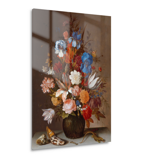 Stilleven met bloemen - Balthasar van der Ast Acrylglas