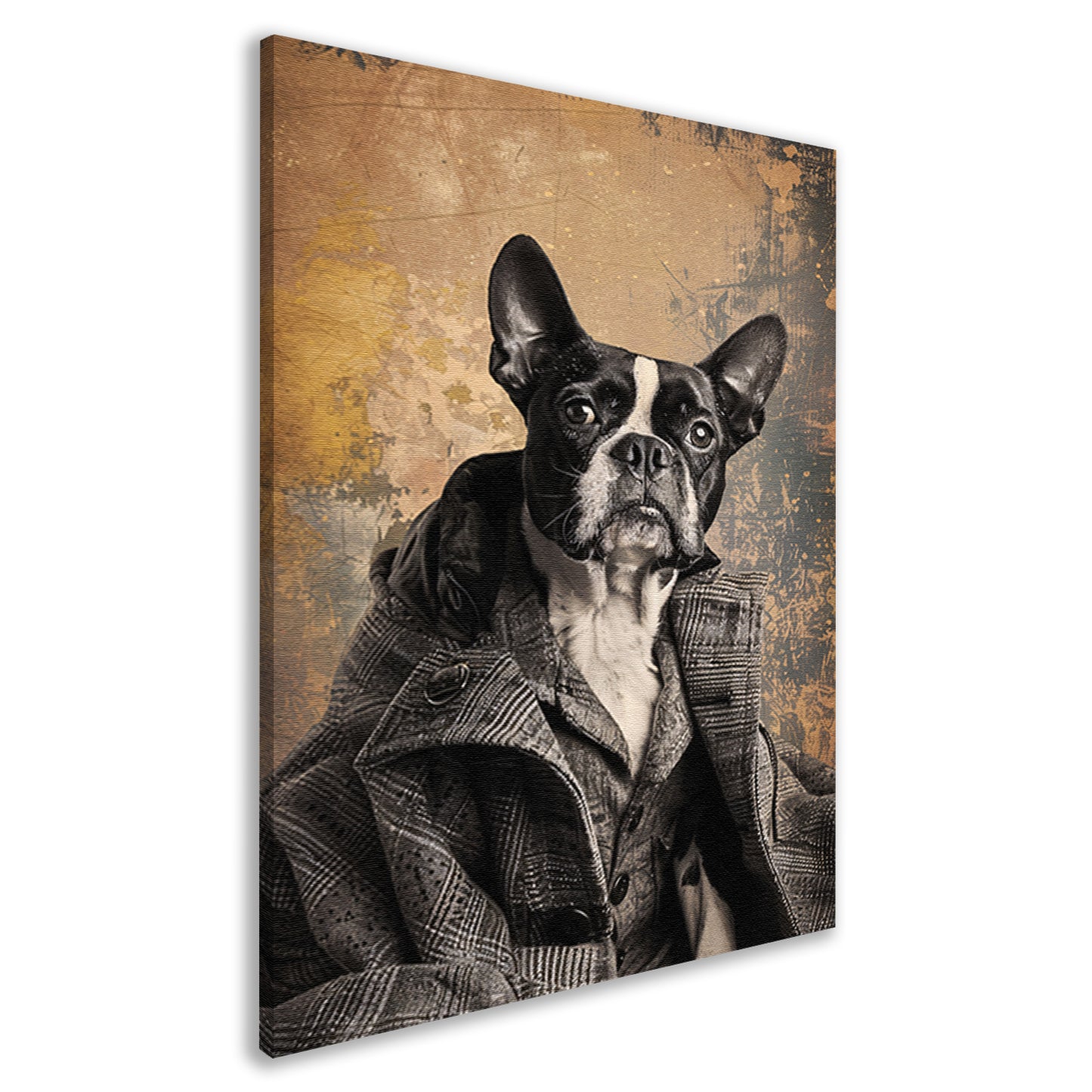 Franse Bulldog in Pak canvas