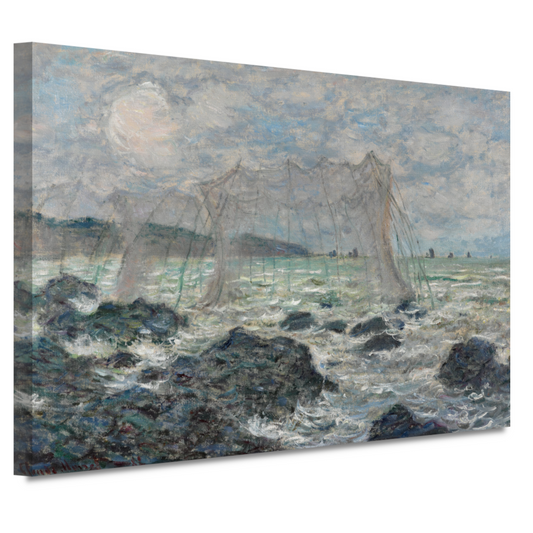 Visnetten in Pourville - Claude Monet canvas