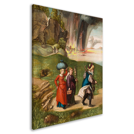 Lot en zijn dochters - Albrecht Dürer canvas