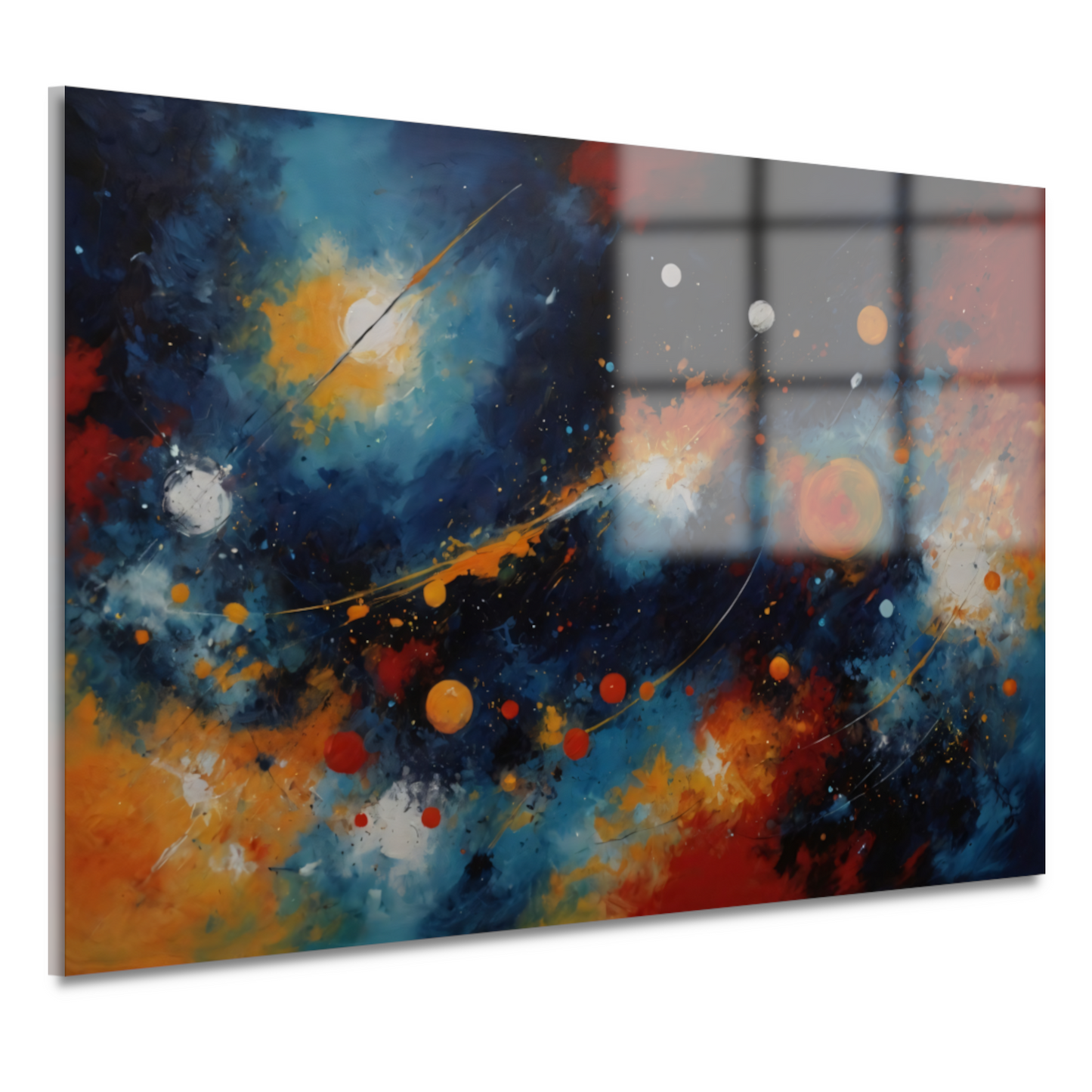 Dans der Kleuren in Kosmisch Licht acrylglas