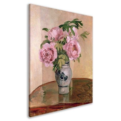 Boeket roze pioenrozen - Camille Pissarro canvas