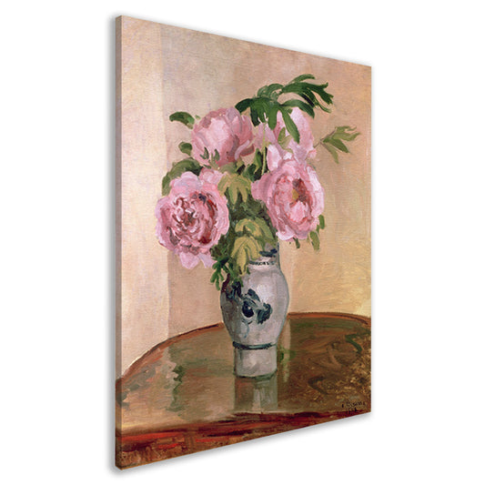 Boeket roze pioenrozen - Camille Pissarro canvas