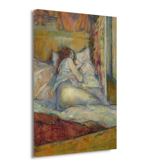 Het bed - Henri de Toulouse-Lautrec canvas