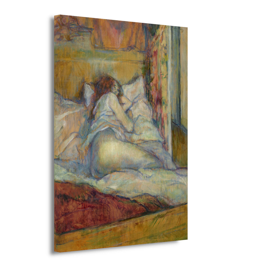 Het bed - Henri de Toulouse-Lautrec canvas