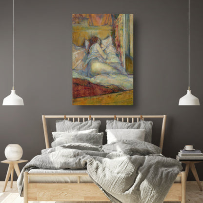 Het bed - Henri de Toulouse-Lautrec canvas