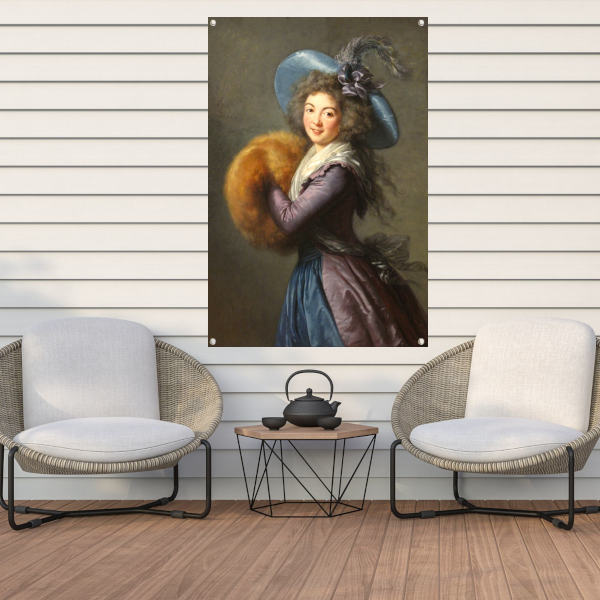 Portret van mevrouw Molé-Reymond - Élisabeth Louise Vigée Le Brun tuinposter