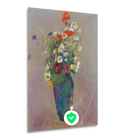 Vase with Flowers - Odilon Redon poster