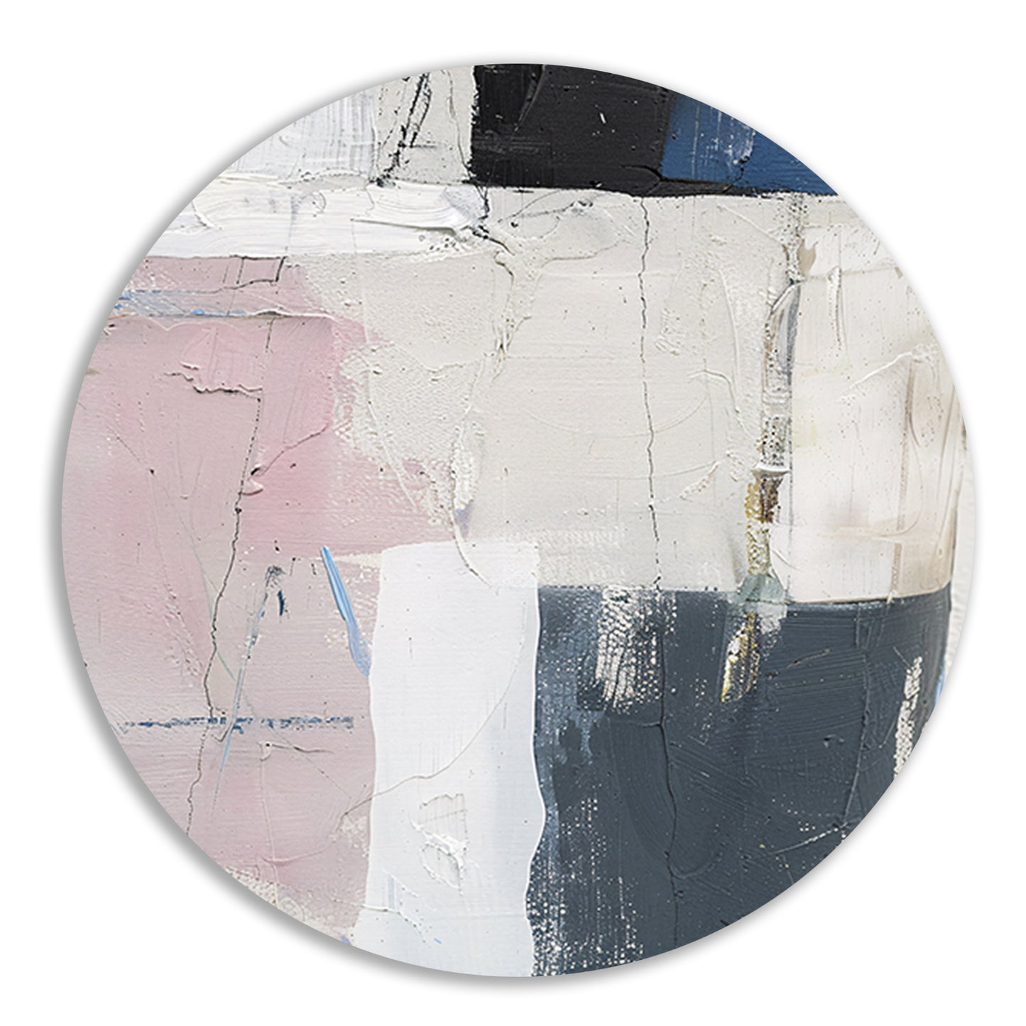 Abstract minimalistisch schilderij van een piano forex muurcirkel