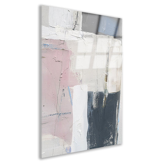 Abstract minimalistisch schilderij van een piano acrylglas
