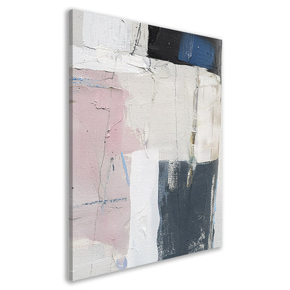 Abstract minimalistisch schilderij van een piano canvas