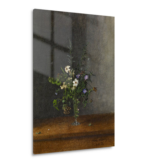 Vaas met bloemen - Léon Bonvin Acrylglas