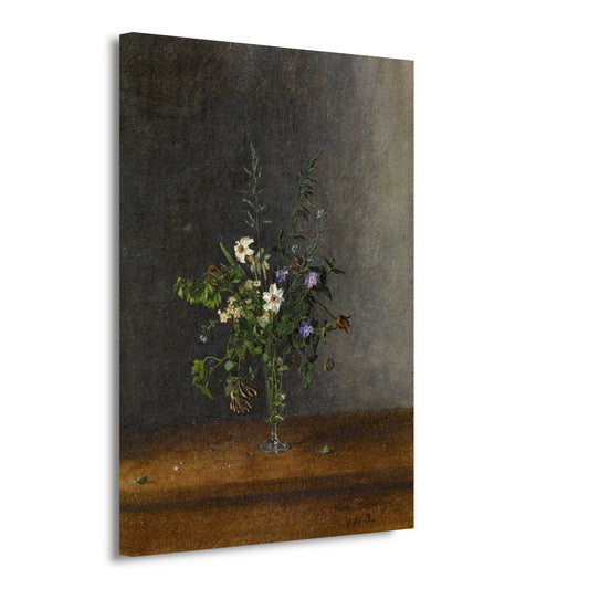 Vaas met bloemen - Léon Bonvin canvas