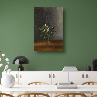 Vaas met bloemen - Léon Bonvin poster