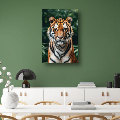 Portret van een Tijger in het wild canvas