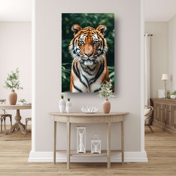 Portret van een Tijger in het wild canvas