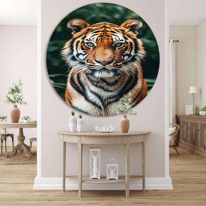Portret van een Tijger in het wild forex muurcirkel