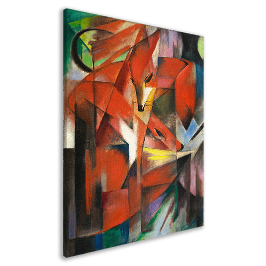De vossen - Franz Marc canvas