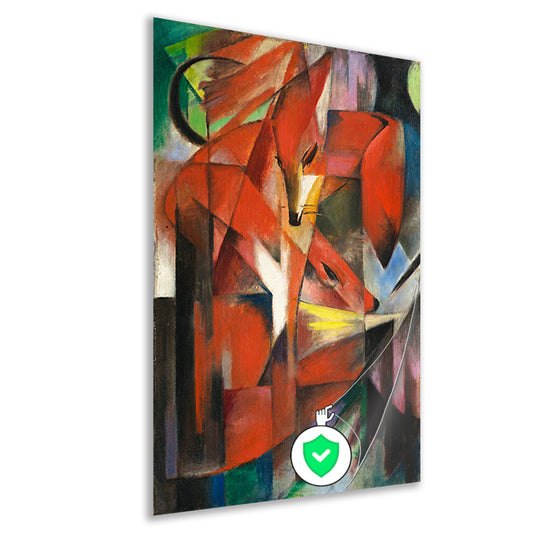 De vossen - Franz Marc poster