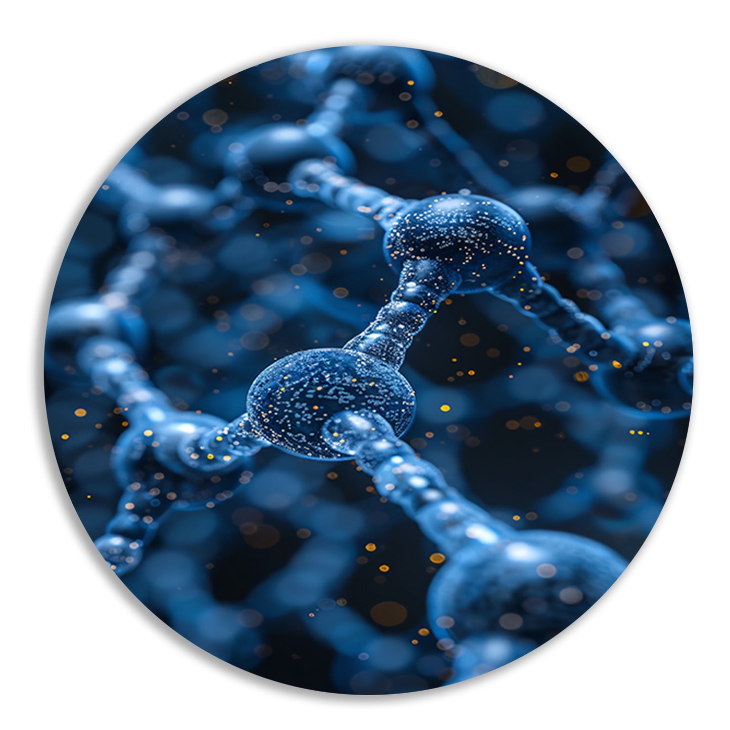 Abstract Moleculaire Dans forex muurcirkel