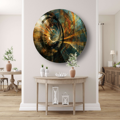Abstracte geldstroom forex muurcirkel