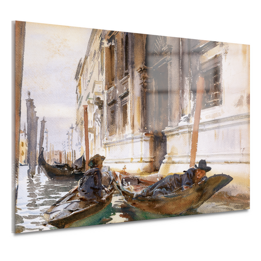 De siësta van de gondeliers - John Singer Sargent acrylglas