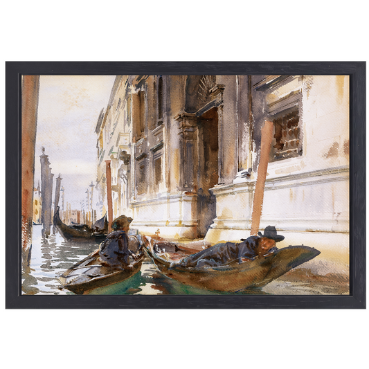 De siësta van de gondeliers - John Singer Sargent canvas met baklijst