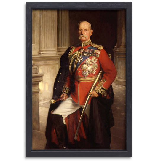 Frederick Sleigh Roberts, 1st Earl Roberts - John Singer Sargent canvas met baklijst