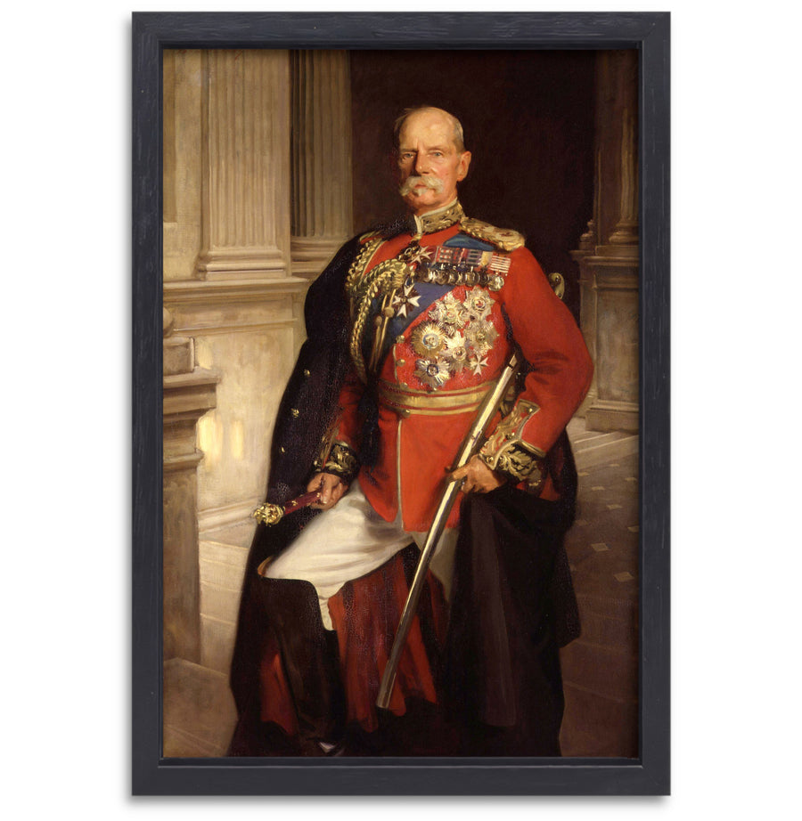 Frederick Sleigh Roberts, 1st Earl Roberts - John Singer Sargent canvas met baklijst