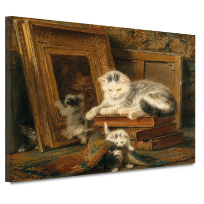 Verstoppertje - Henriette Ronner-Knip canvas