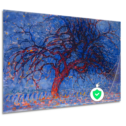 De rode boom - Piet Mondriaan poster