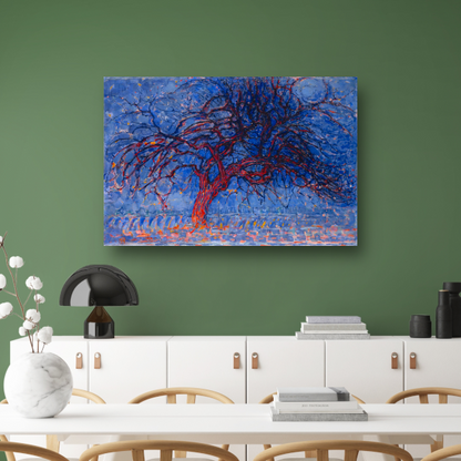 De rode boom - Piet Mondriaan poster