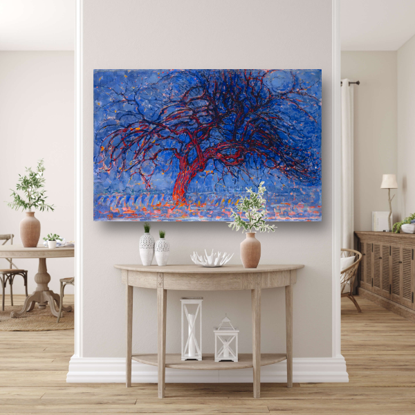 De rode boom - Piet Mondriaan poster