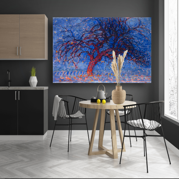De rode boom - Piet Mondriaan poster
