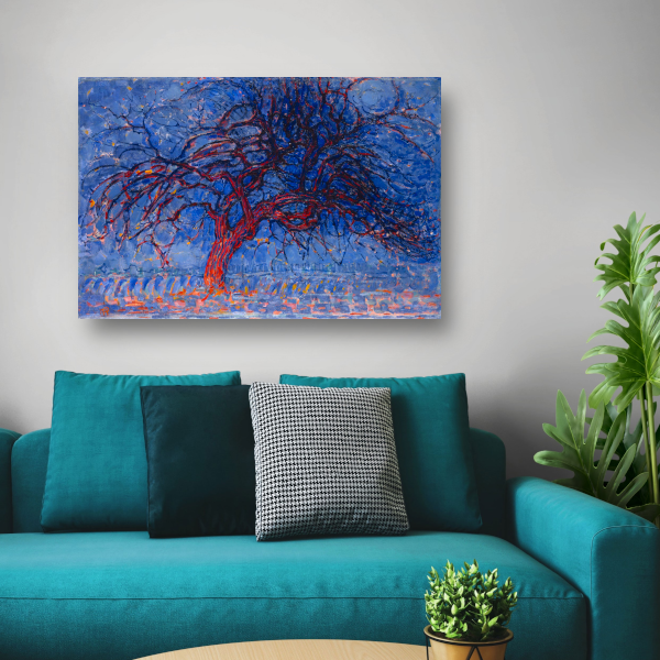 De rode boom - Piet Mondriaan poster